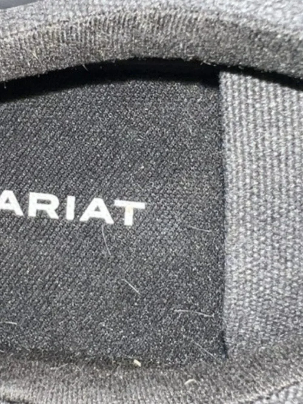 Ariat Canvas Stretch Hilo Charcoal Grey Shoes - Size 9.5